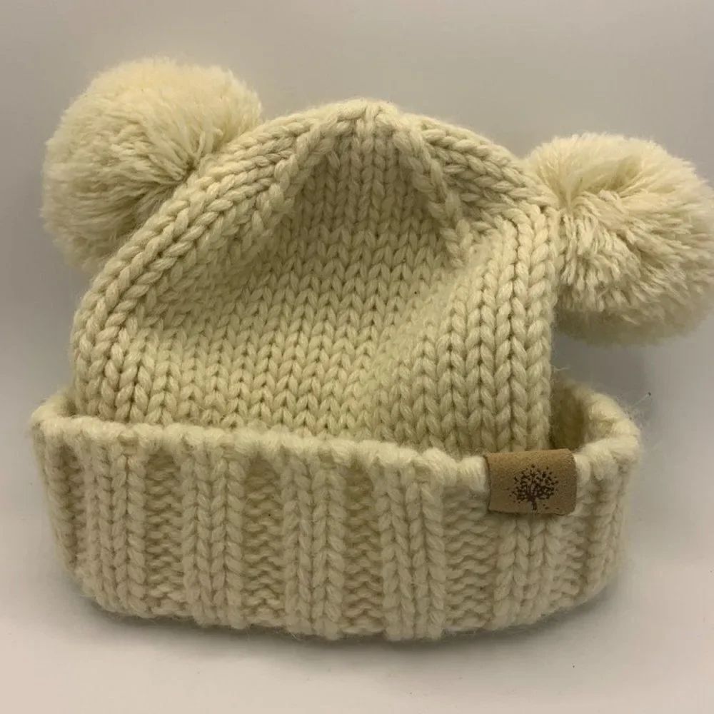 Bedford Road Heavy Knit Pom Pom Knit Hat